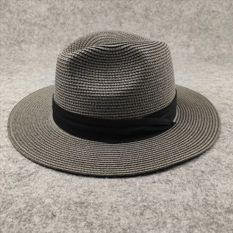 Over Size Straw Sun Hat For Men Big Head 62Cm Panama Hats Male