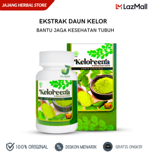 Keloreena 50 Kapsul Daun Kelor Quality Asli Ekstrak Daun Kelor 100% Asli Keeloreena Keelorena Kelorina Kelorna