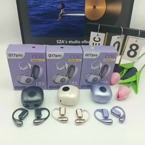 Tai nghe Bluetooth không dây móc tai mới thể thao thời lượng pin dài thoải mái khi đeo lâu khử tiếng ồn ENC