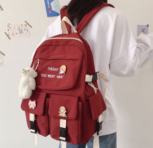 Balo đẹp học sinh chống nước dáng to giá rẻ cặp để A4 sách vở đồ dùng siêu xinh THE DAY