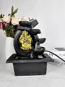 Elephant Trunk God Flowing Water Wealth-Attracting Ornament Living Room Entrance Tabletop Circulating Water Wealth-Generating Small Ornament Opening Gift