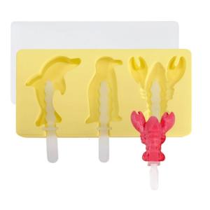 Ice Creams Molds Silicones Popsicles Mould Snowmans Ice Creams Molds Cute Pet Series Cake Cheese Stick Molds
