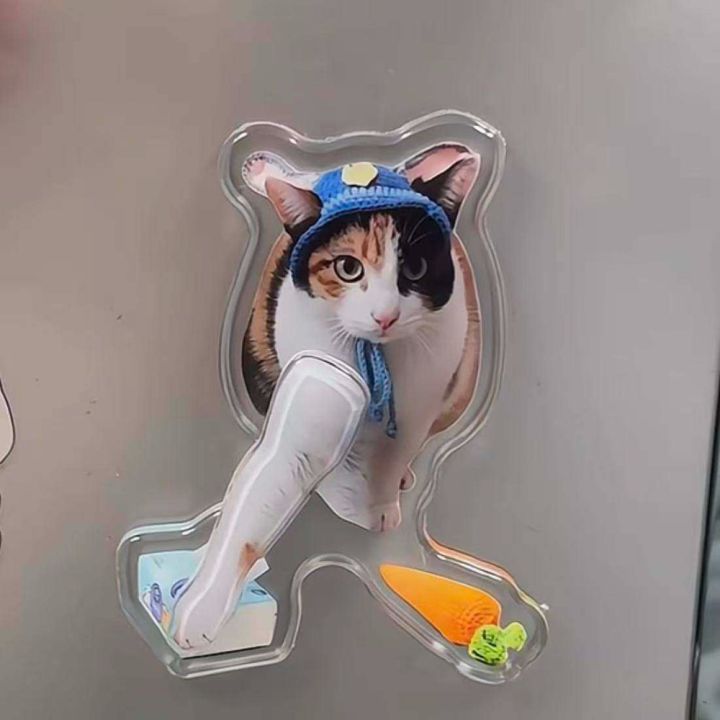 MYTHIS Acrylic Fridge s Good Job Da Kai Men Creative Toy Funny Radish ...