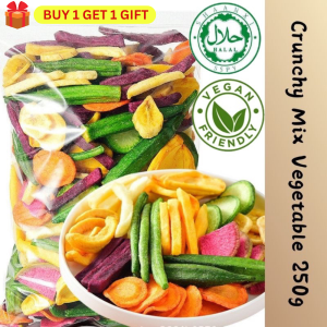 Dried Mixed Fruits and Veggies 10 in 1 Healthy Foods Snacks Vegetable Chips Mix 100g/125g/250g