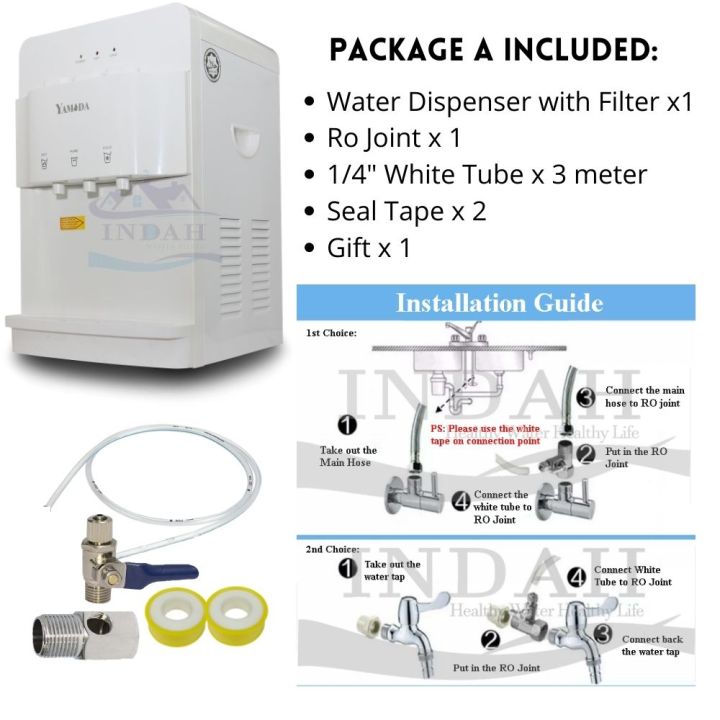 Yamda Mild Alkaline Water Dispenser Hot Normal Cold Model M6 / M7 With