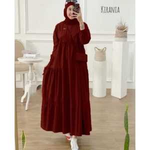 Gamis Kirania \\ Gamis Muslim Wanita Kekinian \\ Gamis Premium Korean Style \\ Gamis Kancing jumbo Terbaru