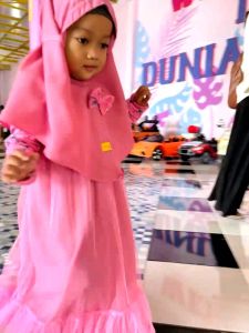 METAGRUP GAMIS ANAK LABELLA DENARA LUCU DENARA MOTIF BUNGA KECIL ROK TUTU SOFT TULLE NAVI ABU PINK UNGU 3 4 5 6 7 8 9 10 tahun set bergo tali