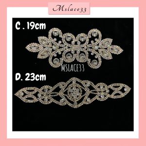 Diamond Tampal / Crystal Patch/ Manik Tampal/ Diamond Patch / Glass Chunky Beads