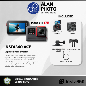 Insta360 Ace Pro / Ace - 8K Action Camera Co-Engineered with Leica 1/1.3" Sensor and AI Noise Reduction