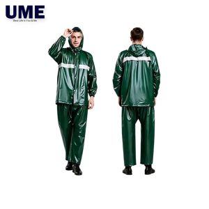 Terno Raincoat Kapote Rubberized Makapal Stylish Strong Zipper for Bicycle Motorcycle H912