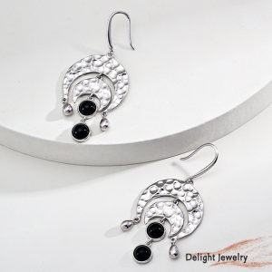 Silver 925 Bracelet For Women Agate 18K Gold Earrings For Women Luxury Design Jewelry Anniversary SK Jewellery Gift For Her