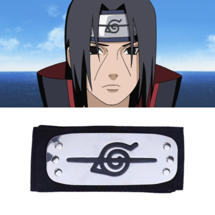 Headband Ikat Kepala Naruto 3 Itachi Uchiha Desa Konoha Village ...