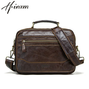 Genuine Leather Men Sling Shoulder Bags High Quality Retro Crossbody Messenger Bags Male Tote Bags Handbags Travel Bags