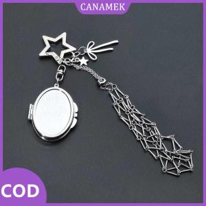 CANAMEK✨ Kim loại Net Túi Son môi Túi Keychain mới xách tay trang điểm Pouch Lip Balm túi móc chìa khóa chủ Son môi bảo vệ Bìa gương