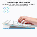 GOOJODOQ Bluetooth Wireless Keyboard 2021 3 pcs Bluetooth 5.0 and 2.4G Connect 4 Devices Same Time For Macbook Laptop iPhone iPad Android. 