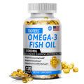 taoters Omega 3 Fish Oil Capsules Nourishes the Brain, Improves Memory, Eyes, Heart and Immune System Support. 