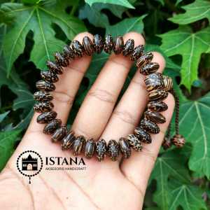 Gelang tasbih kayu liwung 33 butir