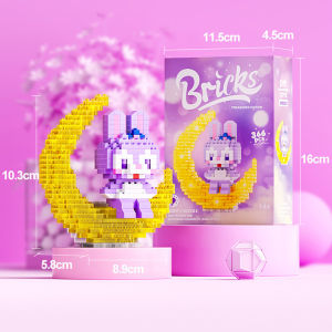 Mainan Glowing Lampu Seri Konstelasi Model DIY Blok Bangunan Bata Kit Bricks Bulan Anak Mainan Pendidikan