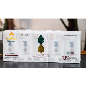 ทิชชู่ 1แพ็ค10ห่อ หนา 5 ชั้น ทำจากเยื่อไม้บริสุทธิ์ เช็คหน้าเช็คมือได้ เหนียวและนุ่ม ทำจากเยื่อไม้บริสุทธิ์ พกพาง่าย สะดวกต่อการใช้งาน