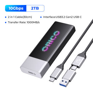 ORICO 1000MB/S Portable SSD Design for Game Enthusiast Portable SSD 512GB/1TB/2TB USB3.2 GEN2 C to C/A Data Cable