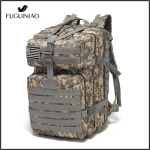 Fuguiniao 50L Capacity Men Military Army Tactical Backpack Large Capacity Waterproof Outdoor Sports Climbing Camping Hunting 3D Rucksack Bags For Men