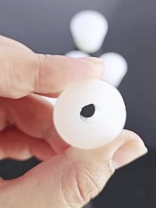 GLdailyToolsMix 1Pcs Silicone Stopper Conical Plugs With 8mm Hole Perforated Food Grade Through-Hole Silicone Stopper