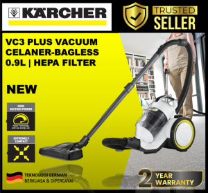 Karcher VC 3 Plus Bagless Vacuum Cleaner VC3 Plus Dry Vacuum Cleaner
