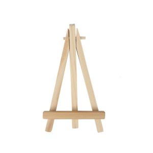 YESPERY 3pcs Natural Wooden Tripod Desktop Folding Mini Easel Meeting Name Card Display Stand Mobile Phone Holder