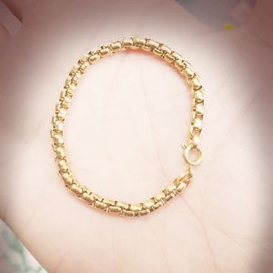 (Dùng lâu dài-Tắm rửa thoải mái) Lắc Tay Ống Vuông 4mm Cao Cấp- Dùng lâu dài tắm rửa không đen 6