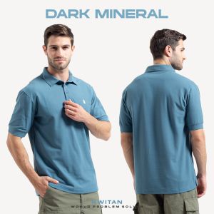 KWITAN Kaos Kerah Polo Shirt DARK MINERAL