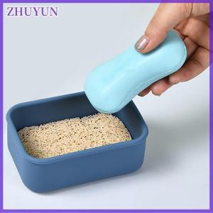 ZHUYUN Solid Shampoo Bar Holder Large Leakproof Travel Soap Case Silicone Soap Box With Draining Layer Enhanced Soap Container
