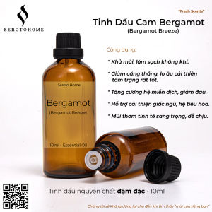 Tinh Dầu Bergamot Bergamot Essential Oil Xông Thơm Phòng Nến Thơm Nước Hoa