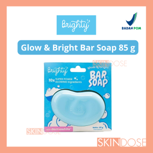Brighty Glow & Bright Bar Soap 1 PCS sabun mencerahkan whitening soap sabun badan muka tangan