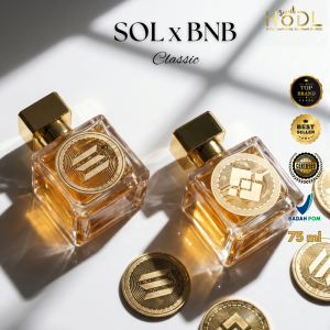 Paket Hemat HODL Scent Original Parfum Khusus Dewasa 2Varian BNB-SOL Minyak Wangi Eau De Perfume 75ml Farpum Premium EDP