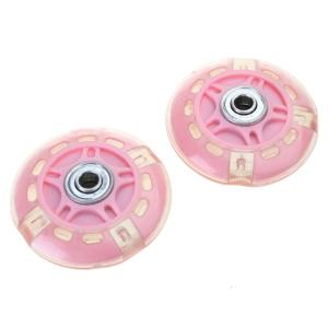 2pack Childrens Scooters Replacement Wheel LED Flashing Rear Wheel Mutes Wheel for Easy Replacement