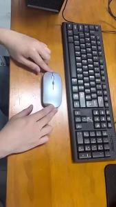 (HD1)Wireless Mouse Bluetooth Large Capacity Battery Low Power Long Usage Time Mouse for PC Laptop