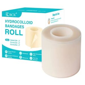 [SG In Stock]Hydrocolloid Bandage Roll For Wound Care With Self-Adhesive Bed Sore Bandages Highly Absorbent For Burn