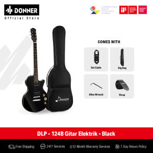 Donner DLP - 124B Gitar Elektrik - Black
