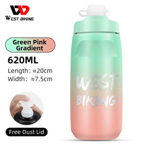 Tây đi xe đạp chai nước đi xe đạp 620ml xách tay thể thao bình mềm MTB Chai xe đạp đường trường chạy phòng tập thể dục bình đựng khi tập thể dục 6 màu sắc