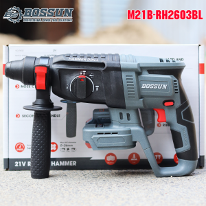THÂN MÁY Khoan Bê Tông Pin BOSSUN M21B-RH2603BL Đầu Kẹp SDS Plus Động Cơ Không Than 3 Chức Năng