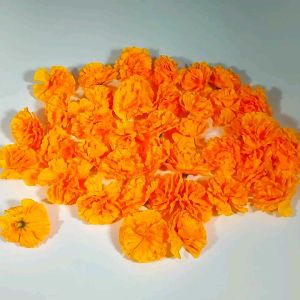 ดอกดาวเรือง หัวดอกดาวเรือง ถุงล่ะ 100 ดอก มีรูร้อยด้ายหรือปักเข็มได้ ราคาส่ง ราคาโรงงาน