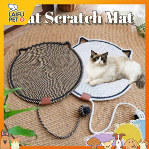 Cat Scratch Mat Cotton Hemp Rope Hand Woven Cat Sleeping Mat Durable Anti-scratch Claw Grinding Pad