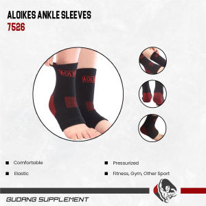 Pelindung Engkel Kaki Aolikes 7526 Therapy Support Protector Ankle Elastis Olahraga Lari Tenis Gym Voli Futsal Fitness Basket Deker Dukungan Penyangga Cidera Pergelangan Kaki Anti Slip