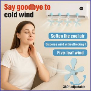 Air Conditioning Fan Dead-end Silent Bearing Air Conditioning Vent Anti-direct Blowing Preferred Materials