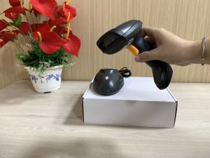 máy quét 1D không dây Shangchen SC830w có chân đế kiêm DOC sạc kem théo hàng new full box bảo hành 1 năm