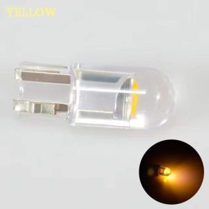 หลอดไฟรถ T10 12V คริสตัลใส LED ไฟรถยนต์ ไฟมอเตอร์ไซค์ COB ไฮไลท์ W5W ไฟส่องป้ายทะเบียนไฟ ซื้อ 10 แถม 1