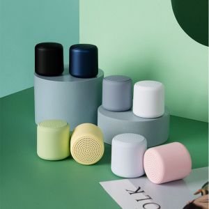 ♥ SFREE Shipping ♥ Macaron Little Fun Bluetooth Speaker Mini Small TWS Portable Wireless Loudspeaker MP3 Pink Matte