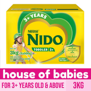 NIDO 3+ 3kg For Pre-Schoolers Above 3 Years Old Powdered Milk Drink