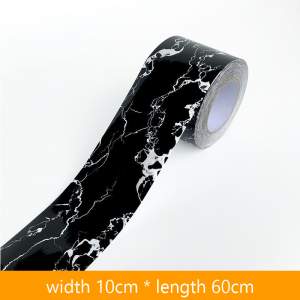 สติกเกอร์ติดผนังกันน้ำมันกันน้ำห้องครัวกาวในตัวหนาปรับปรุงเตาด้วยตนเองวอลล์เปเปอร์เลื่อยตั้งโต๊ะลายหินอ่อนขนาด100ซม.