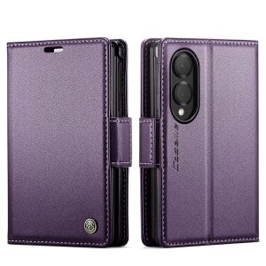 for Samsung Galaxy Z Fold 8 Ultra Fold 8 Fold 7 Fold 6 Wallet Case with RFID Blocking Case Wallet for Women Men Card Holder Magnetic Clasp Kickstand Leather Book Folio Case Black
